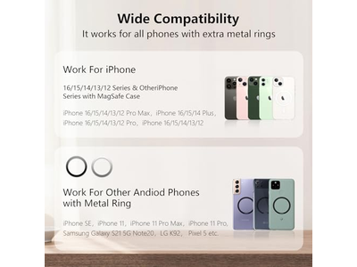 360 Rotierende Metall Basis Faltbare Handy-Ständer