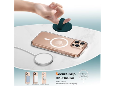 Magnetische Telefon Ring Griffhalter Silikon Fingerschleife Dunkelgrün