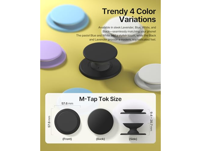 MagSafe Handygriff Weiches Silikon Magnetische Fingergriff Schwarz