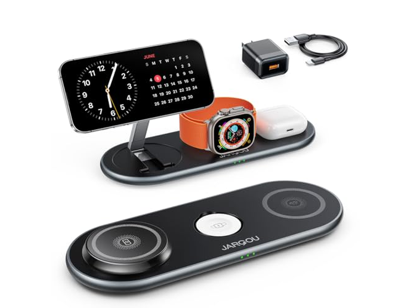 3 in 1 Ladestation mit Magsafe-Ladegerät