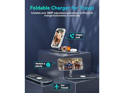 3 in 1 Ladestation mit Magsafe-Ladegerät