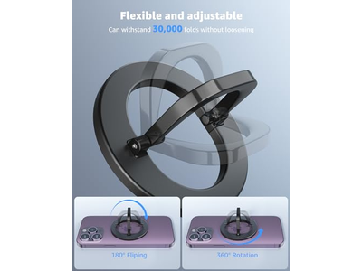 Verstellbarer Magnetischer Telefonringhalter Herausnehmbarer Finger-Telefonring
