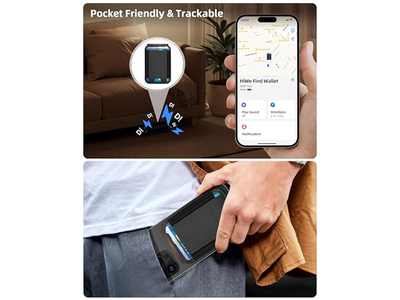 Anti-Verlorene Mag-Sichere Geldbörse mit Meinen Rfid Leder Magnetischen 5 Karten Finden