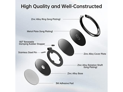 Handy Ringhalter Stehen 360 Grad Rotation Fingerring Kickstan