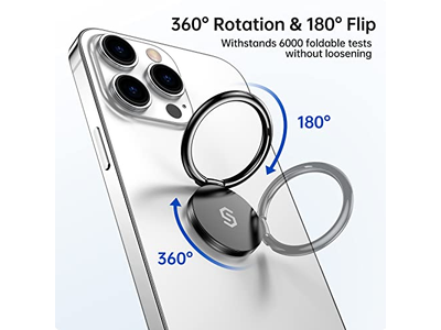 Handy Ringhalter Stehen 360 Grad Rotation Fingerring Kickstan