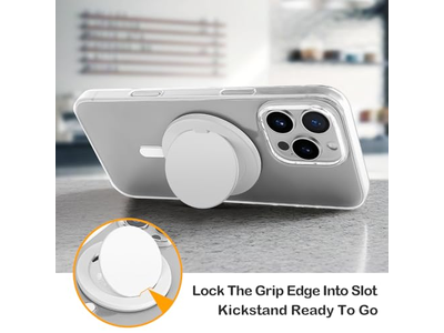 Zusammenklappbarer Griff für MagSafe mit Magnetischer Schnappverschluss-Handyhalterung