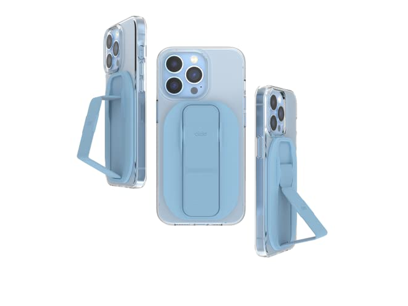 Kompakte Handy-Griffhalterung mit Magnetischer Kickstandleuchte B