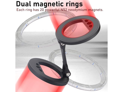 Doppelte Magnetische Ring Telefonhalter