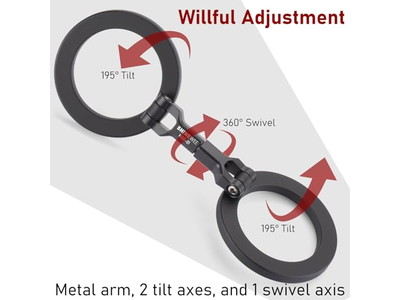 Doppelte Magnetische Ring Telefonhalter Schnell an Jeder Eisenoberfläche Befestigen