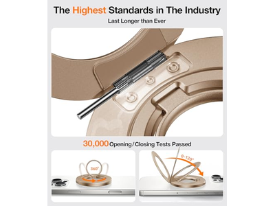 Dual-Ring-Passung für MagSafe Handy-Griffringhalter