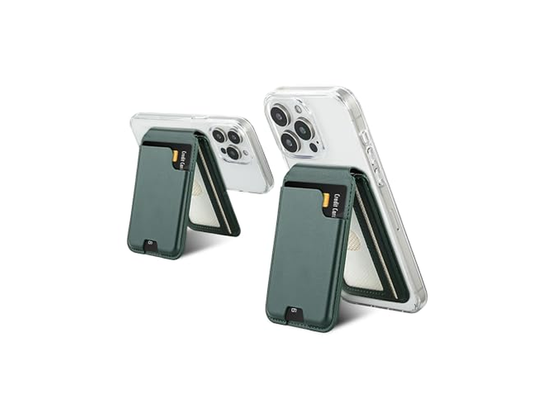 Magnetkartenhalter Geldbörse mit Verstellbarem Ständer für iPhone Hält 5