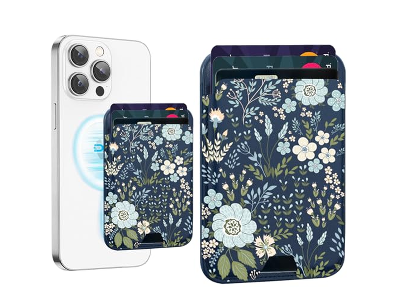 Magnetische Handy Geldbörse Kartenhalter-Kompatibel mit MagSafe Leiten