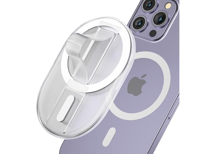 Magnetische Finger-Handy Griff und Standhalter für Smartphones Klar