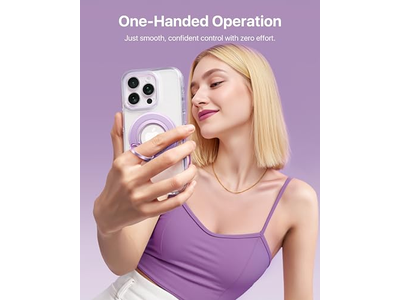 Magnet-Handygriff für MagSafe mit Drehbarem Beidseitigem Magnethalter