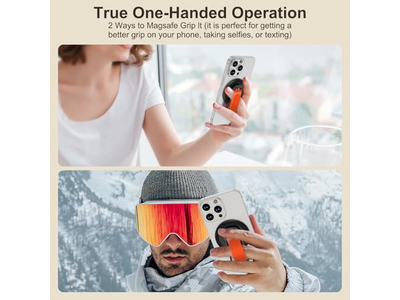 Magnetischer Handygriff für Ständer Verstellbare Fingerhalterschleife für Smart