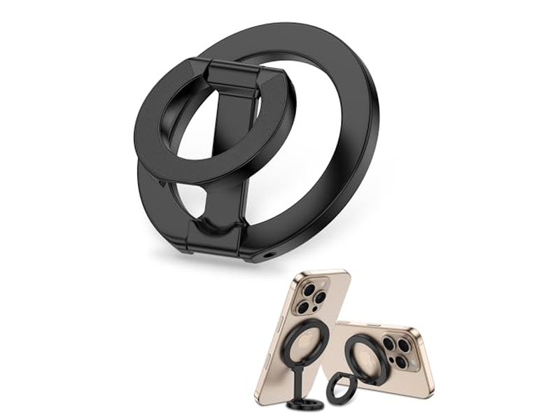 Magnetische Handygriffhalterung mit Verstellbarem Kickstand für Smartphones