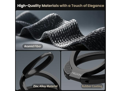 Magnetischer Telefongriffringständer mit Ausdehnendem Griff und Verstellbarem Kick