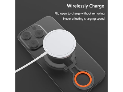 Magnetischer Telefongriffständer mit Verstellbarem Kickstand und Fingergurt