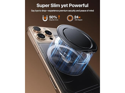 Magnetischer Telefongriff mit 360-Grad-Drehung Kompatibel mit MagSafe-Zugang