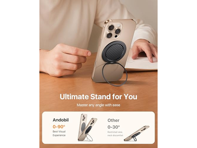 Magnetischer Telefongriff mit 360-Grad-Drehung Kompatibel mit MagSafe-Zugang