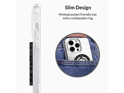 Magnetischer Telefongriff mit Verstellbarem Ständer - Abnehmbares Zubehör für