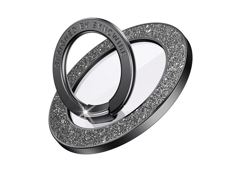 Magnetischer Handygriff mit Drehbarem Kickstand und Abnehmbarem Zubehör