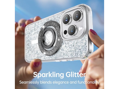 Magnetischer Handygriff mit Drehbarem Kickstand und Abnehmbarem Zubehör