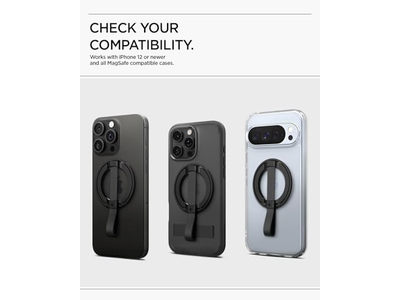 Magnetische Handyhalterung Griff mit Fingerschlaufe für MagSafe und Pixe