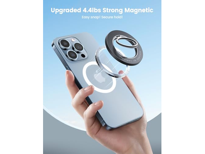 Magnetischer Telefonring für MagSafe - Starker Magnet und 360-Grad-Drehgriff