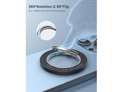 Magnetischer Telefonring für MagSafe - Starker Magnet und 360-Grad-Drehgriff