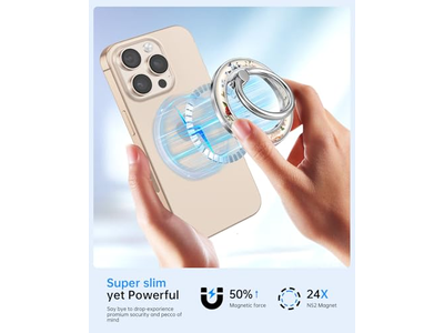 Magnetische Telefon Ringhalter Griffständer mit Floralem Design