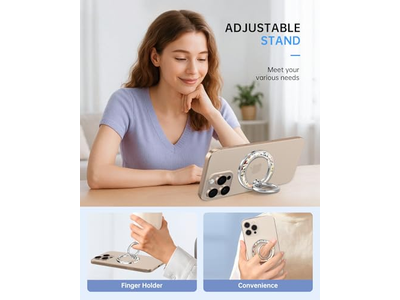 Magnetische Telefon Ringhalter Griffständer mit Floralem Design