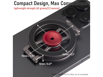 Magnetischer Telefonständer und Fidget Spinner - Doppelseitiger Halterring