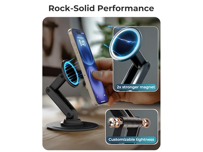 Magnetischer Telefonständer für Schreibtisch Mag360 Verstellbarer MagSafe Ständer