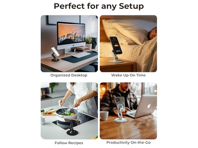 Magnetischer Telefonständer für Schreibtisch Mag360 Verstellbarer MagSafe Ständer