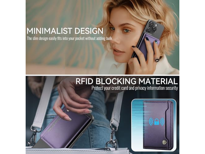 Magnetische Rfid Sperrkartenhalter Kompatibel mit MagSafe Handys Pur