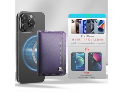 Magnetische Rfid Sperrkartenhalter Kompatibel mit MagSafe Handys Pur