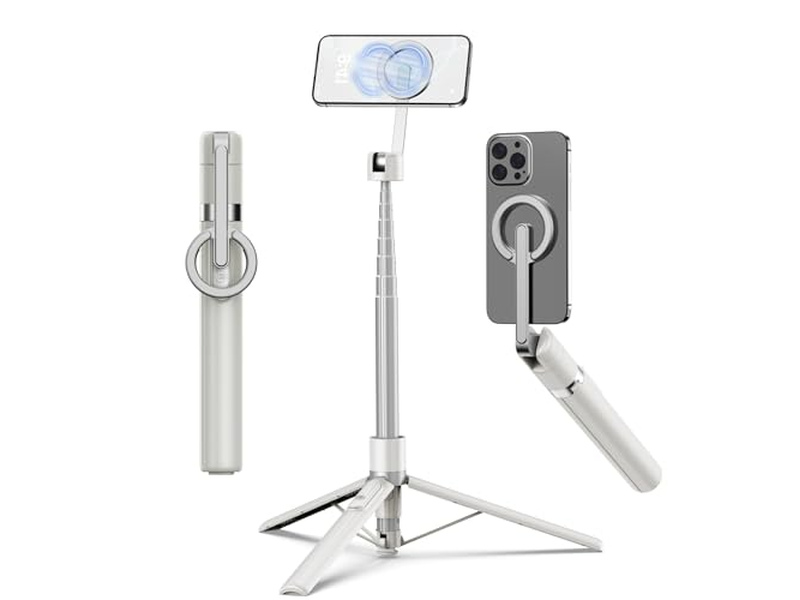 Magnetische Selfie Stick Stativ mit Aluminium Starken Magnetischen Halter
