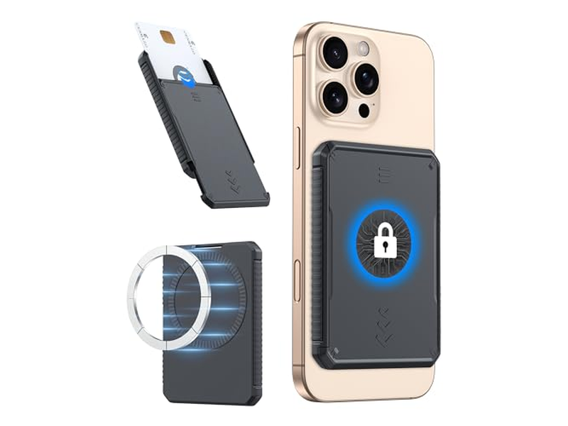 Magnetische Geldbörse Kartenhalter Hält 6-7 Karten Rfid Blockieren Ultra-Sli