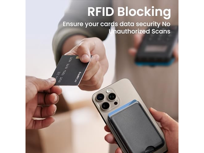 Magnetische Geldbörse für iPhone-Serie und MagSafe Gehäuse - Rfid Sperrkarte