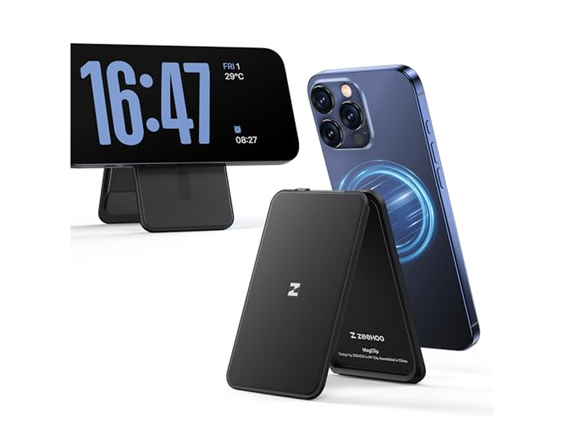 Magnetische Geldbörse für iPhone mit Verstellbarem Ständer und Kartenhalter