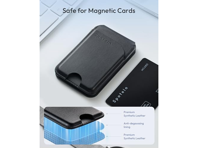 Magnetische Geldbörse für iPhone mit Verstellbarem Ständer und Rfid Blockierung