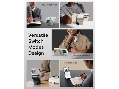 Magnetischer Geldbörsenständer mit Winkelverstellung und MagSafe Kompatibilität