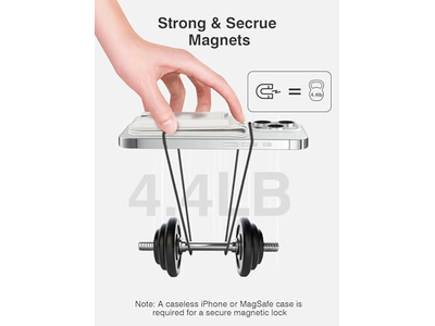 Magnetische Geldbörse mit Verstellbarem Telefonständer Rfid Blockierung Passt 6 Auto