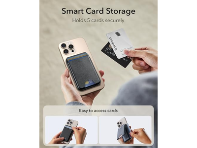 Magnetische Brieftasche mit Verstellbarem Ständer für iPhone 5 Kartenhalter Schwarz