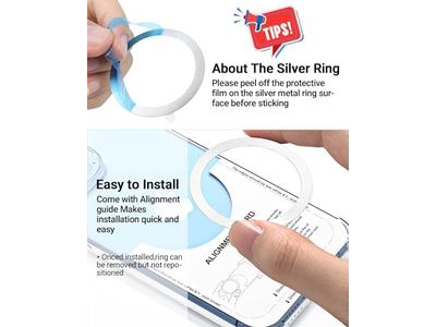 Magnetische Drahtlose Aufladung MagSafe Aufkleber