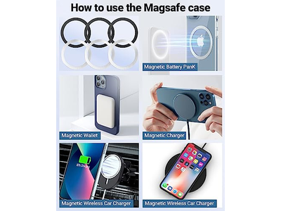 Magnetische Drahtlose Aufladung MagSafe Aufkleber