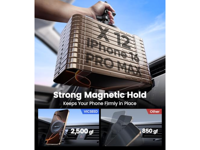 MagSafe Autohalterung Schwarz Stärkste Magnetische Handyhalterung