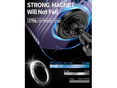 MagSafe Autohalterung Ladegerät 3 in 1 Kabelloses Autoladegerät