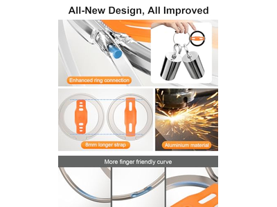 MagSafe Kompatibler Telefongriffständer mit Austauschbarem Fingergurt